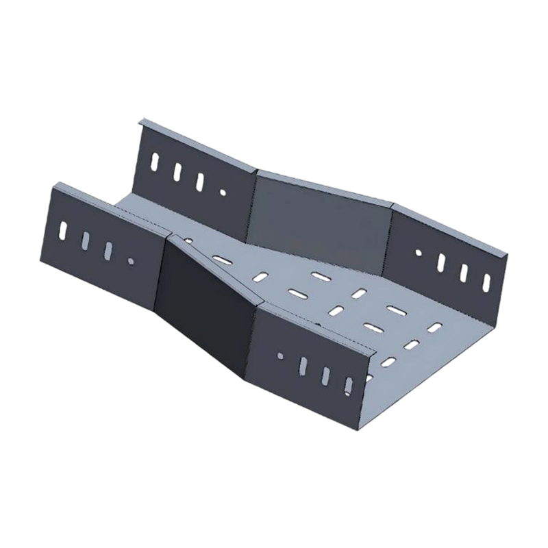 Perforated cable tray reducer