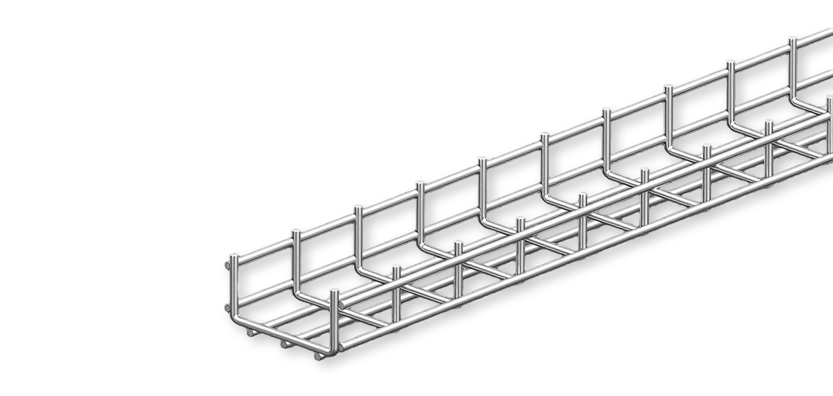 Wire mesh cable tray